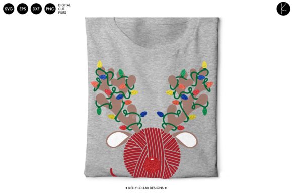 Crochet Knitting Yarn Reindeer for Crafts