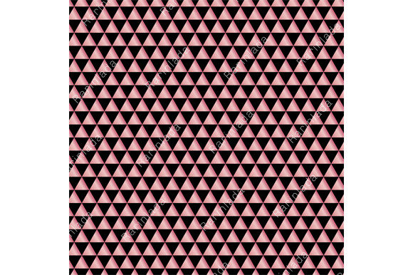 Elegant Rose Gold Triangles Pattern for Branding and Packaging