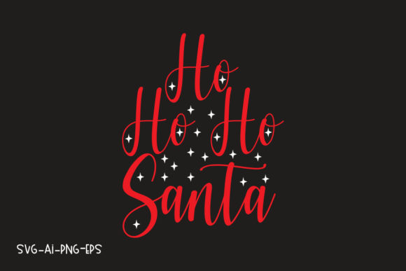 Ho Ho Ho Santa T-Shirt Designs for Festive Branding