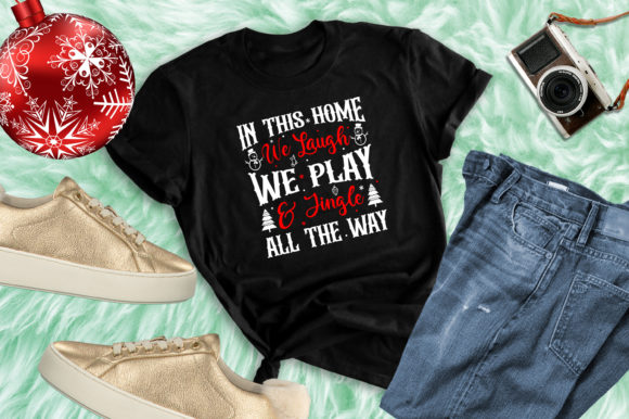 In This Home We Laugh We Play Jingle Print Templates