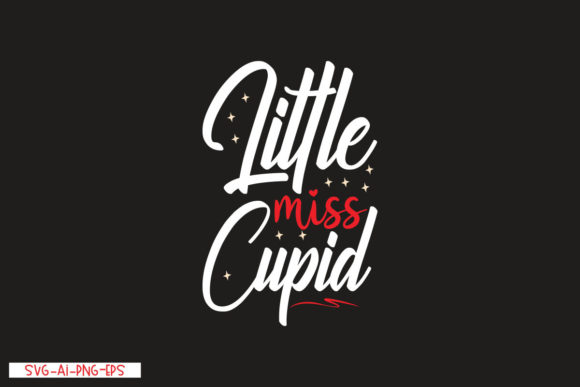 Little Miss Cupid T-Shirt Designs for Creative Projects