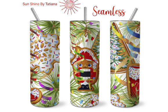 Nutcracker Tumbler Print Templates for Blog and Website Design