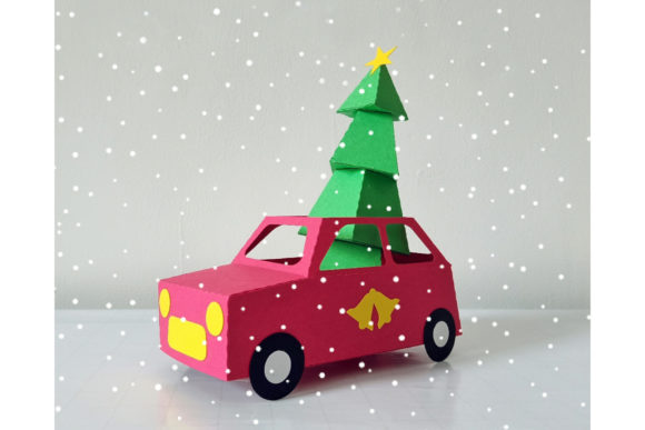 Papercraft Christmas Car Design Review