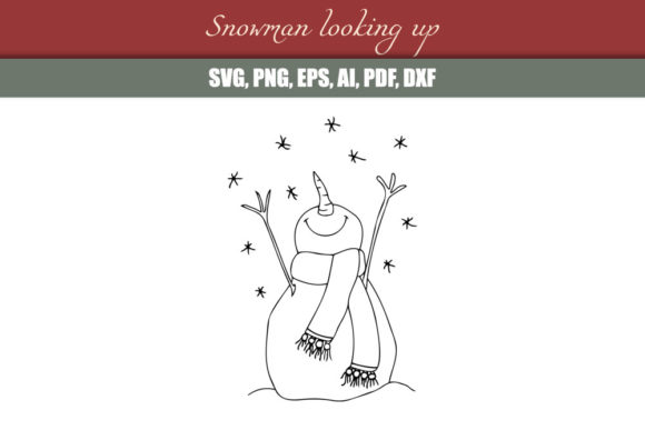 Snowman Looking Up Embroidery Review