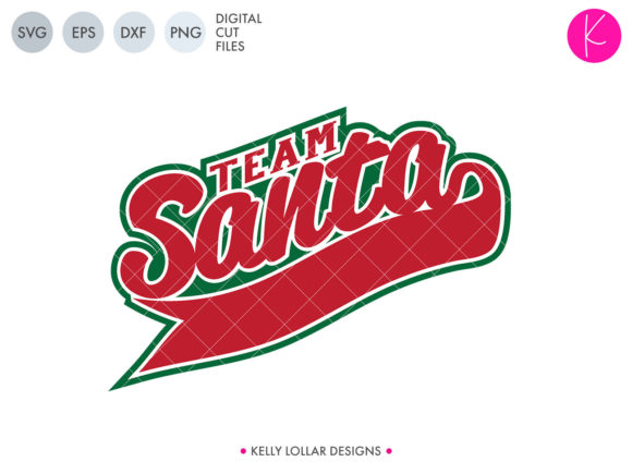 Team Santa Graphic Design Asset for Crafts
