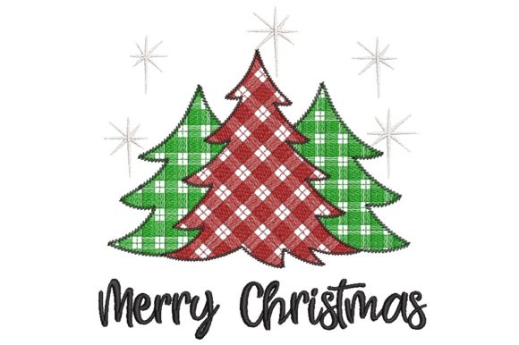 Three Christmas Trees Embroidery Review